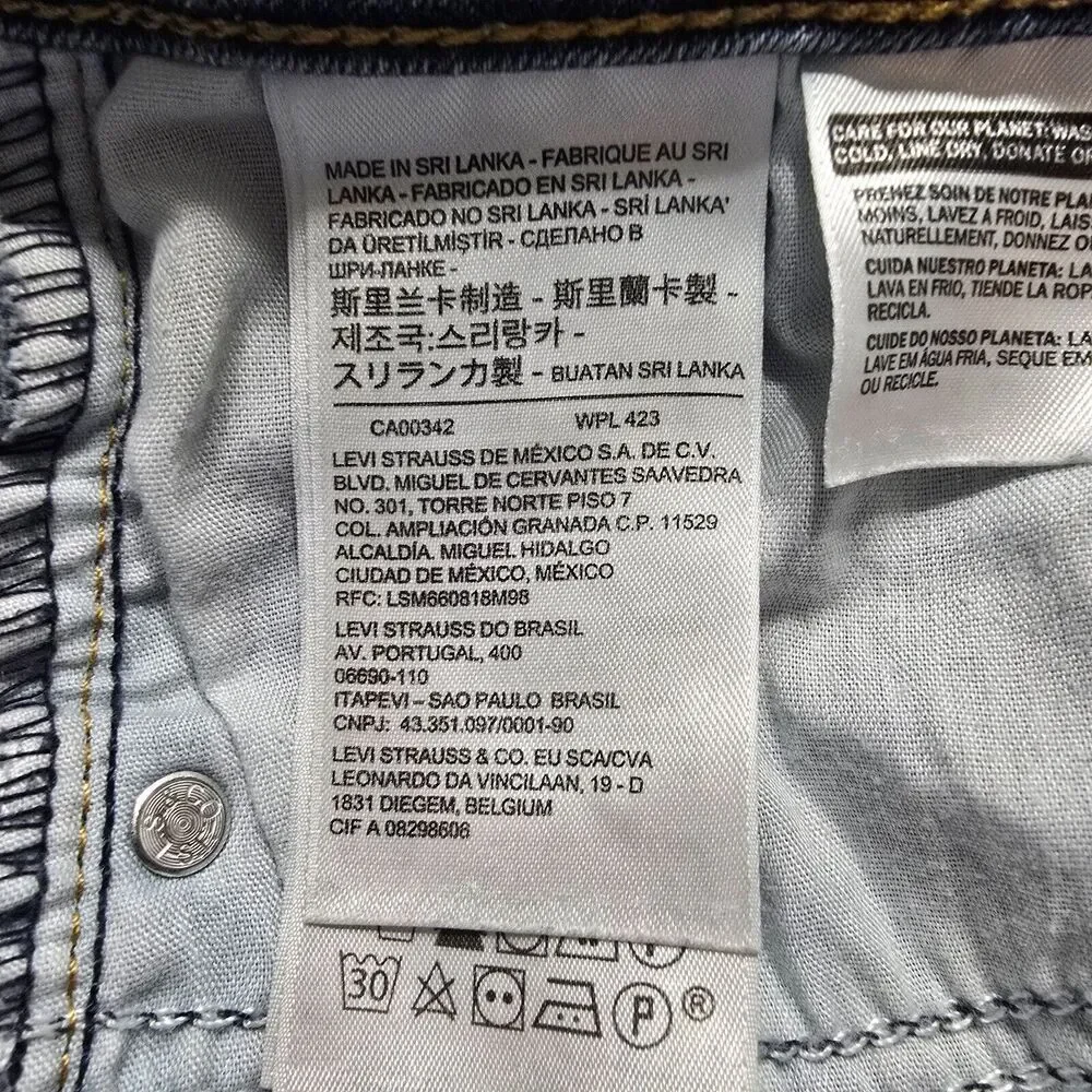 Levi’s 721 High Rise Skinny Jeans Women Size 29 - Picture 6 of 8